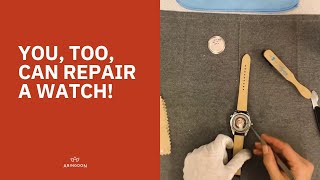 HOW TO REPAIR WATCHES YOURSELF  ITS EASIER THAN YOU THINK [upl. by Latsyek977]