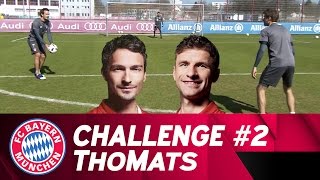 ThoMats 2  Two Touch Challenge  Müller vs Hummels [upl. by Finbar]