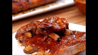 Slow Cooker BBQ Ribs [upl. by Tedman344]