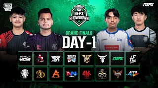 PUBG Mobile NEPX Showdown  Grand Finals Day 1 [upl. by Aiykan175]