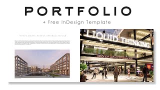 Architecture Portfolio InDesign Tutorial amp Free Template Give Away [upl. by Ennovy]