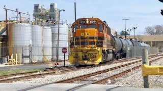 Railroad Switching Industrial Customer Short Line Railroad Indiana amp Ohio Railway America Trains [upl. by Oehsen]