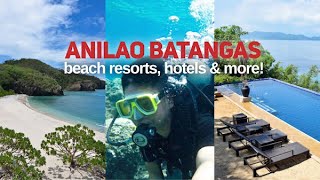 10 BEST ANILAO BATANGAS Beach Resorts amp Hotels Luxury amp Affordable 2022 [upl. by Sackman]