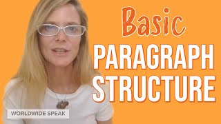 Basic Paragraph Structure  English Writing Skills  2020 [upl. by Aramois]