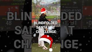 Blindfolded Holiday Range Golf Simulator Challenge [upl. by Faydra]