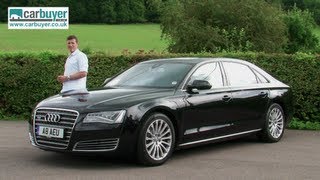 Audi A8 saloon 20102017 review  Carbuyer  Mat Watson [upl. by Leidag99]