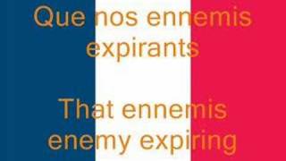 La Marseillaise French National Anthem FrEn [upl. by Elkin]