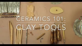 Ceramics 101 Clay Tools [upl. by Debby452]