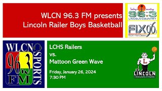 12624  LCHS Railer boys basketball vs Mattoon [upl. by Ecinahs]