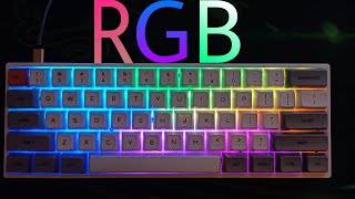 Sk61Gk61 RGB modes keyboard [upl. by Calie]