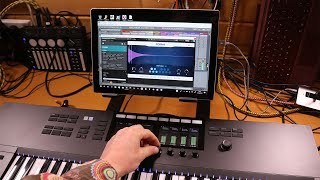 Komplete Kontrol S49 Mk2 improv with Ableton Live and Surface Pro [upl. by Gereld891]