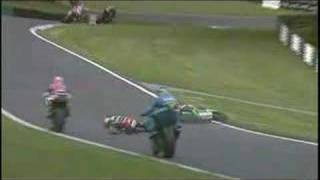 BSB Cadwell 2007  Last 2 laps lots happen [upl. by Nodyarb]