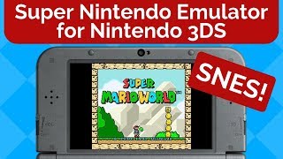 SNES Emulator for Nintendo 3DS [upl. by Milla]