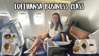 Lufthansa Business Class flight review amp experience [upl. by Kirenoj]