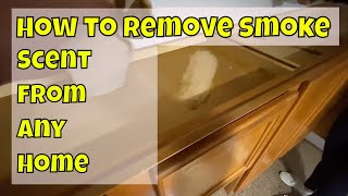 How to remove cigarette smoke from a house [upl. by Paula]