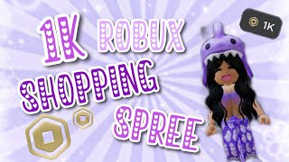 Robux shopping spree [upl. by Auqenehs]