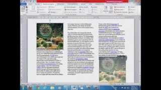 TUTORIAL  Como hacer un tríptico en Word 2010 [upl. by Wagshul722]