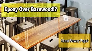 How to Epoxy Over Uneven Surfaces Like Barnwood [upl. by Huber554]