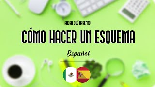 CÓMO HACER UN ESQUEMA  ESPAÑOL [upl. by Okiram]