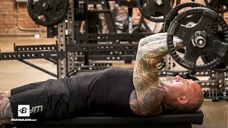 How To Do The Lying Triceps Extension Exercise  Jim Stoppani PhD [upl. by Annis431]