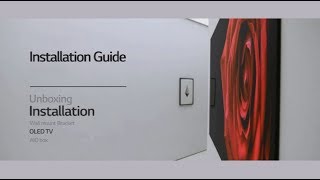 How to install LG SIGNATURE OLED TV W [upl. by Dion]