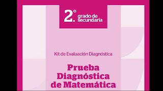 2DO DE SECUNDARIA  PRUEBA DIAGNOSTICO DE MATEMATICA  RETROALIMENTACION [upl. by Lil]