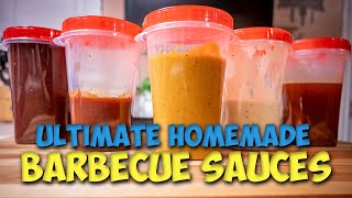 How to make Five ULTIMATE SAUCES for Barbecue  BBQ Sauce Recipe  Dad Bod Basics [upl. by Micah339]