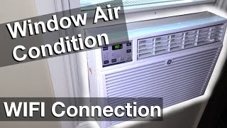 Connecting WiFi enabled Window Air Conditioning Unit Setup how to [upl. by Nahtanha]