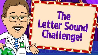 The Letter Sound Challenge  Letter Runs  Jack Hartmann and Katie Garner [upl. by Kaye818]