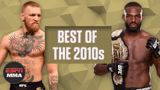 The best MMA fights of the decade McGregor vs Diaz Jones vs Gustafsson and more  ESPN MMA [upl. by Cyb]