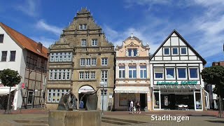 GERMANY historic center of Stadthagen Niedersachsen [upl. by Arikal]