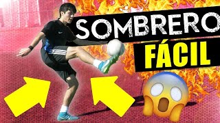 APRENDE este SOMBRERO FÁCIL para BURLAR A TU RIVAL ⚽️ TUTORIAL Trucos y jugadas de futbol [upl. by Omle]