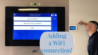 HOWTO Add a Wifi connection to your ADT command panel [upl. by Rimahs]