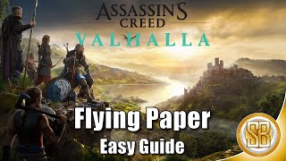 Assassin’s Creed Valhalla  Easy Flying Paper Guide AC Valhalla Repton Flying Paper [upl. by Nebur446]