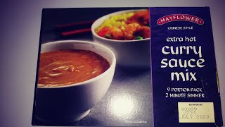 Mayflower chinese style extra hot curry sauce mix [upl. by Warder]