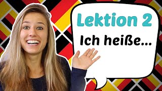 GERMAN LESSON 2 How to say quotMY NAME IS quot in German 😄😄😄 [upl. by Rukna688]