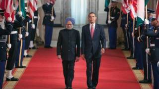 President Obama Welcomes Prime Minister Singh of India [upl. by Eerased]