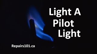 Light A Pilot Light  How To In 3 Minutes amp 10 Easy Steps [upl. by Nameloc431]