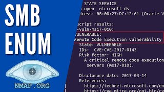Nmap  SMB Enumeration [upl. by Nebra]