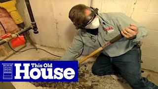 How to Install a Sump Pump  This Old House [upl. by Krasner]