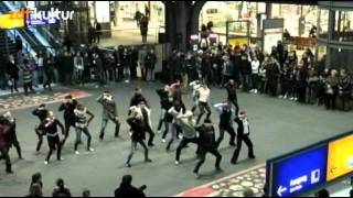 Flashmob Berlin Central Station [upl. by Akirrehs505]