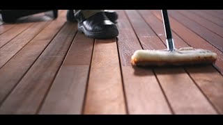 How to oil a deck [upl. by Chuu]