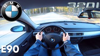 BMW E90 320i Manual 150 HP POV Test Drive  0100 Acceleration Sound [upl. by Bruyn]