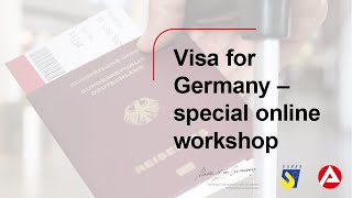 How to apply for a visa for Germany – free online workshop [upl. by Anwat]