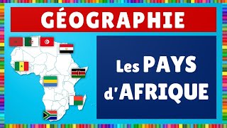 Geographie Les Pays dAfrique [upl. by Nahshun]