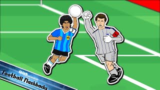 ✊🏽THE HAND OF GOD✊🏽 Argentina vs England World Cup 1986 Maradona Handball  Goal of the Century [upl. by Yusuk]