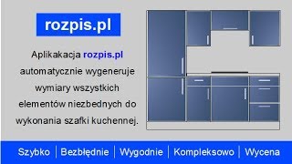 Program do obliczania formatek meblowych [upl. by Aiel7]