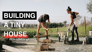 1 Building an OFF GRID TINY HOUSE Foundation Explained [upl. by Constantina405]