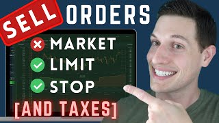 ✅ Coinbase Pro Tutorial  Sell Order Types Taxes amp Placing REAL Trades  Part 3  2022 [upl. by Claiborne]