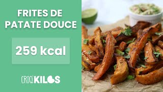 Frites de patate douce au four  CroqKilos [upl. by Church]